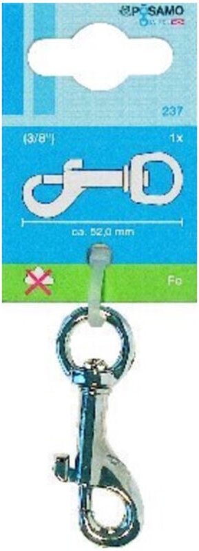 Pösamo Bolzenkarabiner (sb) vernickelt 52 mm a 1 Stk