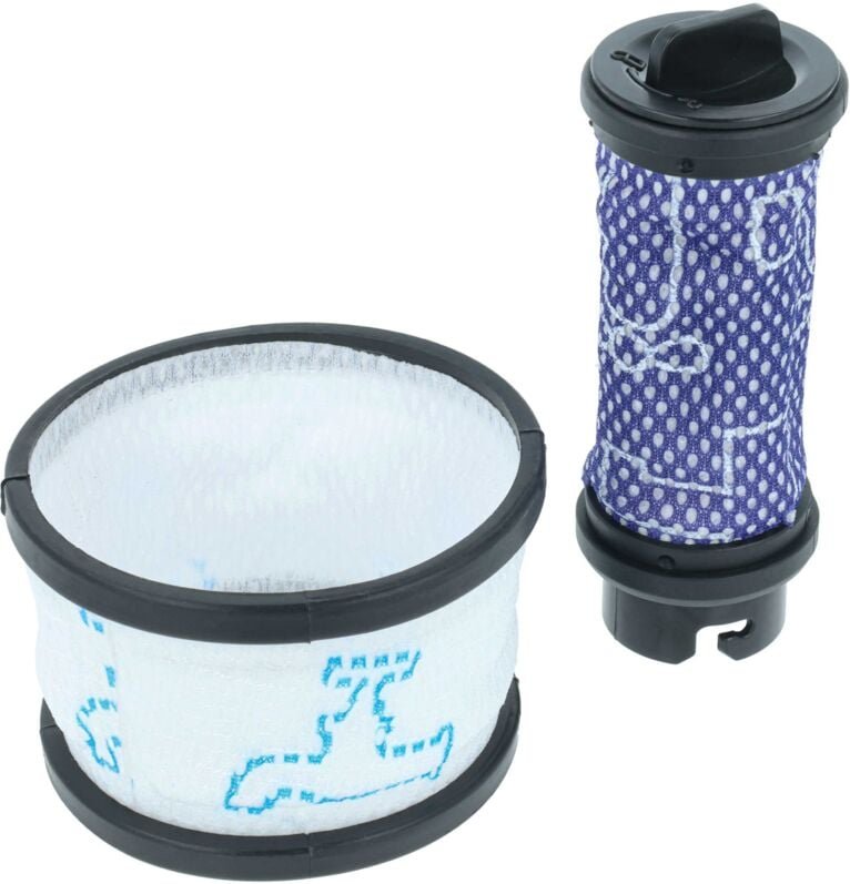 vhbw 1x HEPA-Filter, 1x Vorfilter kompatibel mit Inse S6P, S600, N5, S6 Staubsauger