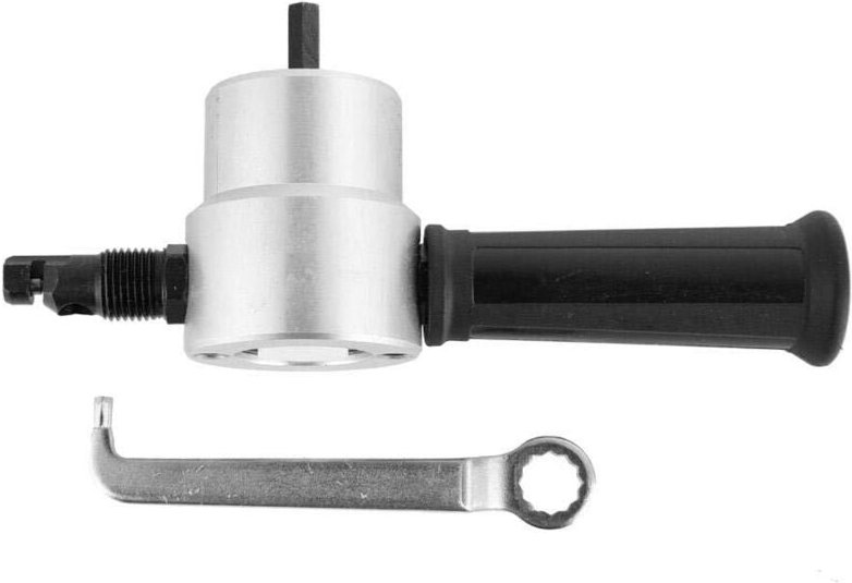 Hauptblech-Nibbler-Säge mit Doppelkopf-Schneidwerkzeug, Metallschneidbohrer für Autoreparatur und Wartung