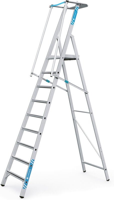 ZAP Safemaster S Stufenleiter mit großer Plattform Zarges 41679 2,34m