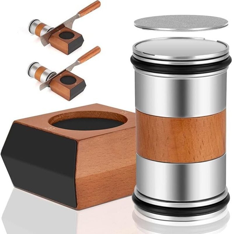 Verbesserter Küchenmesser-Rollmesserschärfer, Messerschärfer, Messerschärfer, Schärfer, Schleifstein, Schärfpistole, Sch...