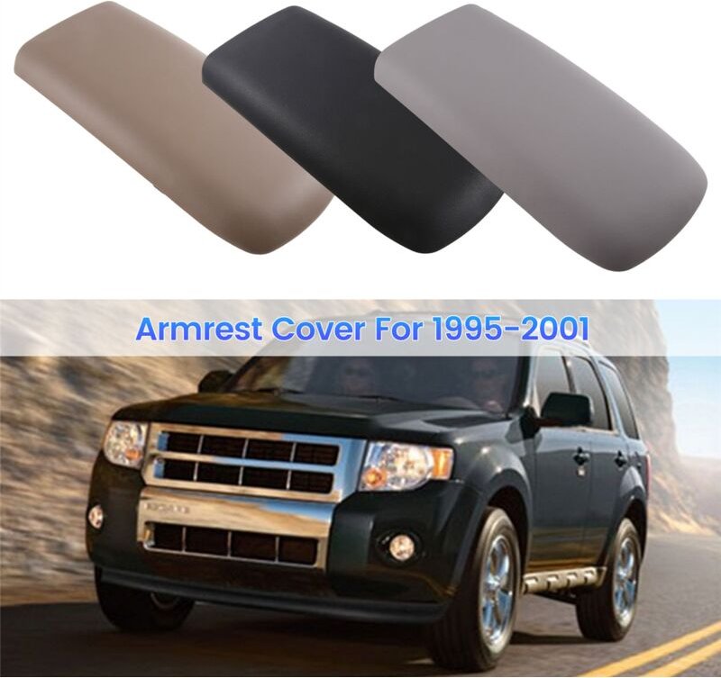 Tlily - Braunes Reparaturset für den Deckel/Armlehnenbezug der Autokonsole für Ford Explorer 1997-2001