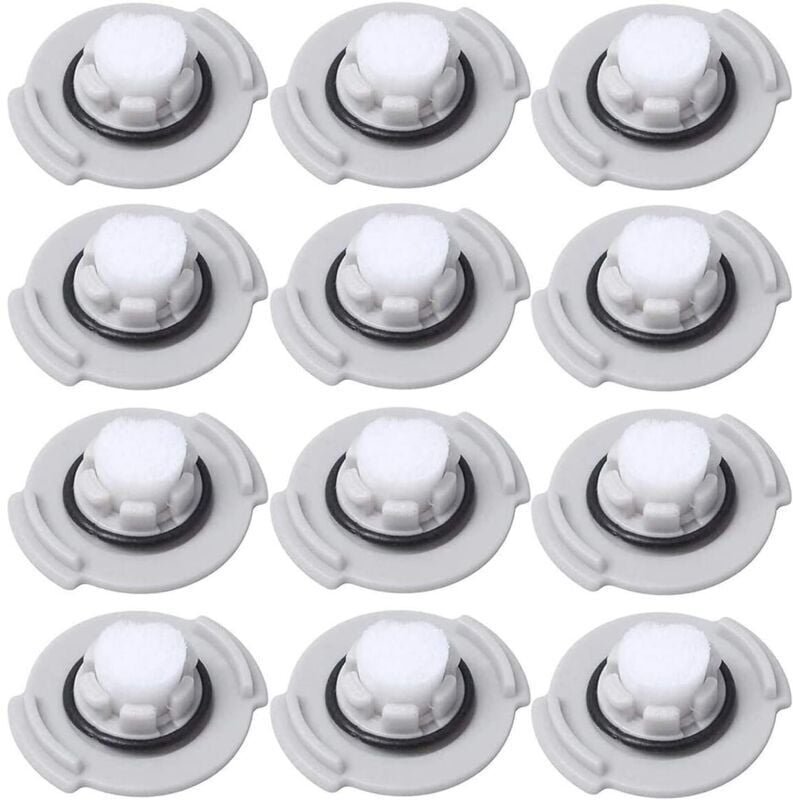 KZQ - Confezione da 12 filtri per serbatoio dell'acqua compatibili con Xiaomi Ro-borock S50, S55, S6, S5Max, T60 e T6 - ...