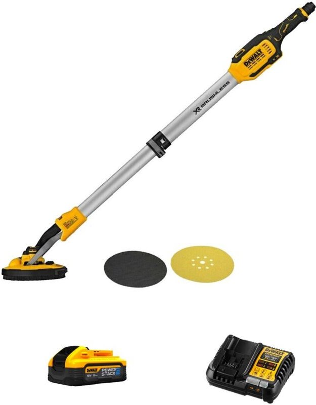 Trockenbauschleifer DeWALT DCE800H1-SK (1 x 5,0 Ah Powerstack + DCB1104)