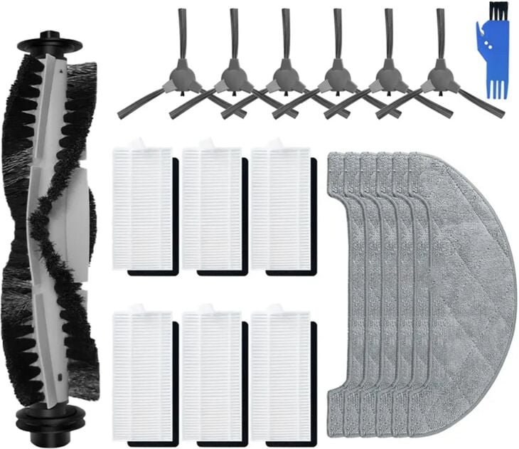 Für R-901 Roller Seite Pinsel Hepa-Filter Mopp Tücher Lappen