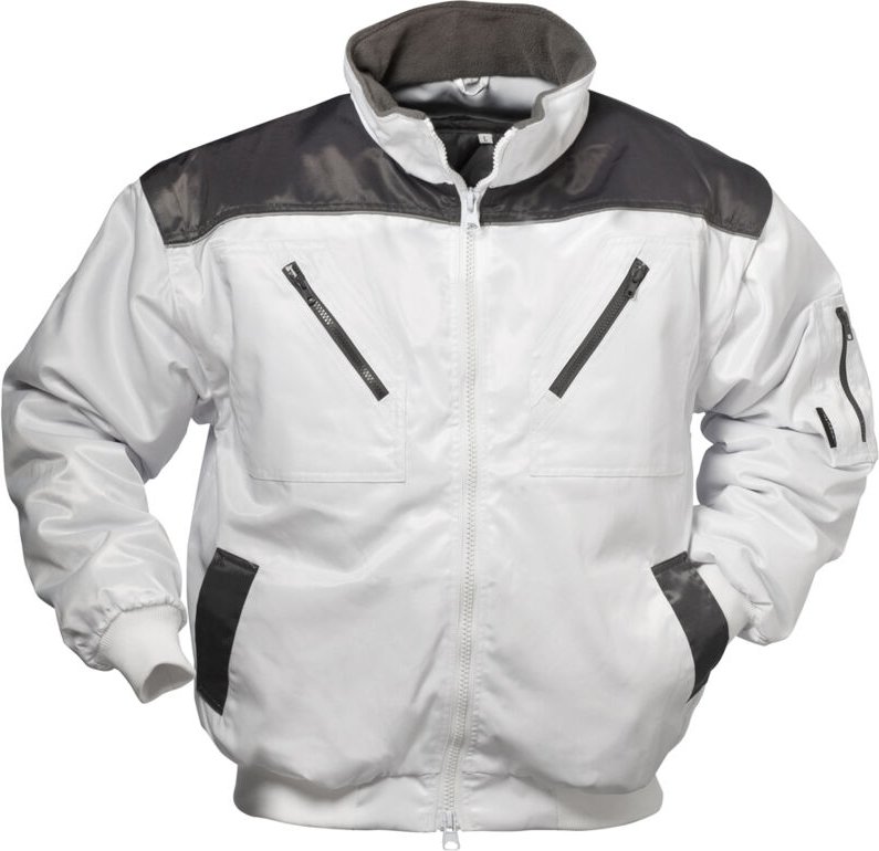 Gr .3XL (66/68) HOLLIS PILOTJACKE weiß HOLLIS PILOT JACKET