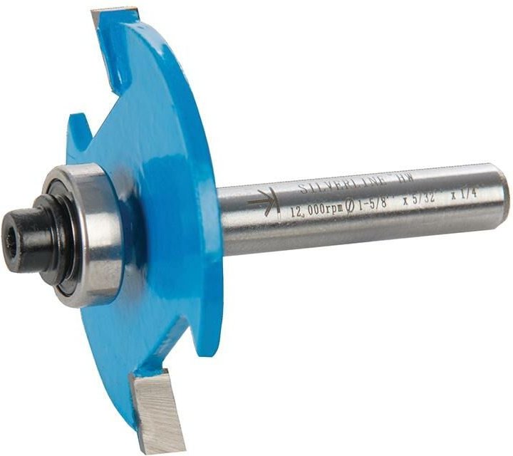 Silverline - Flachdübelfräser, 1/4 Zoll Nr. 10 u. 20