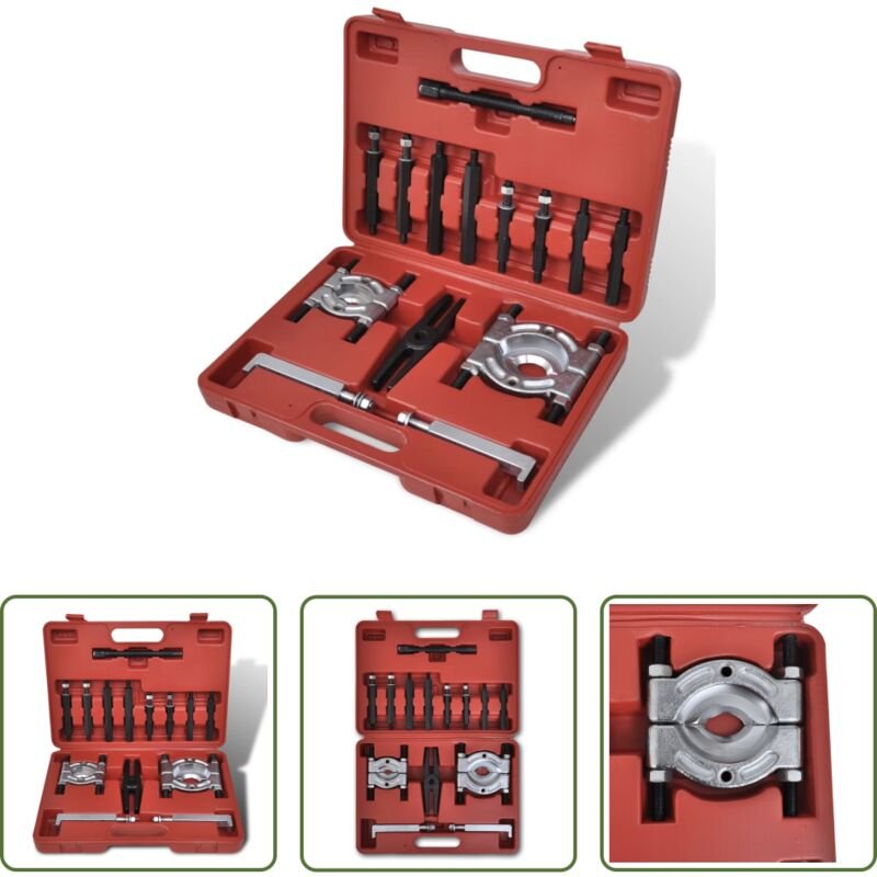 vidaXL Fahrzeuggetriebe - 14tlg. Lagerabzieher Radlagerabzieher Set