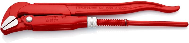 Thumbnail - 83 20 010 Rohrzange 45° rot pulverbeschichtet 320 mm