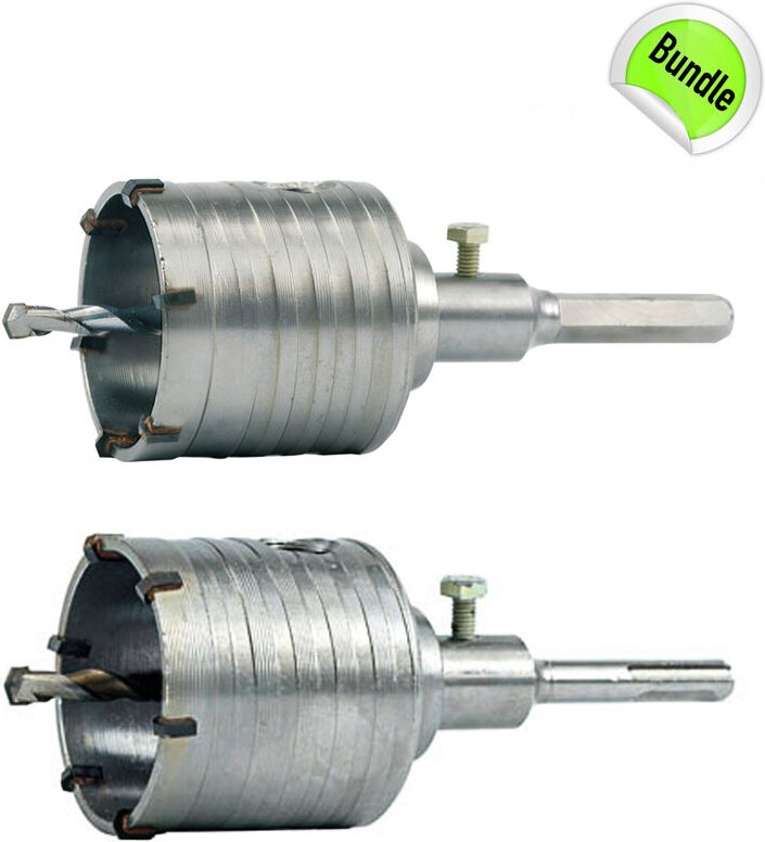 Bohrkronen Hartmetall Widea Dosenbohrer SDS Plus Satz 65 + 80 mm