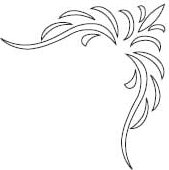 Rcs-606 Schnitzschablone - Folklore Ecke