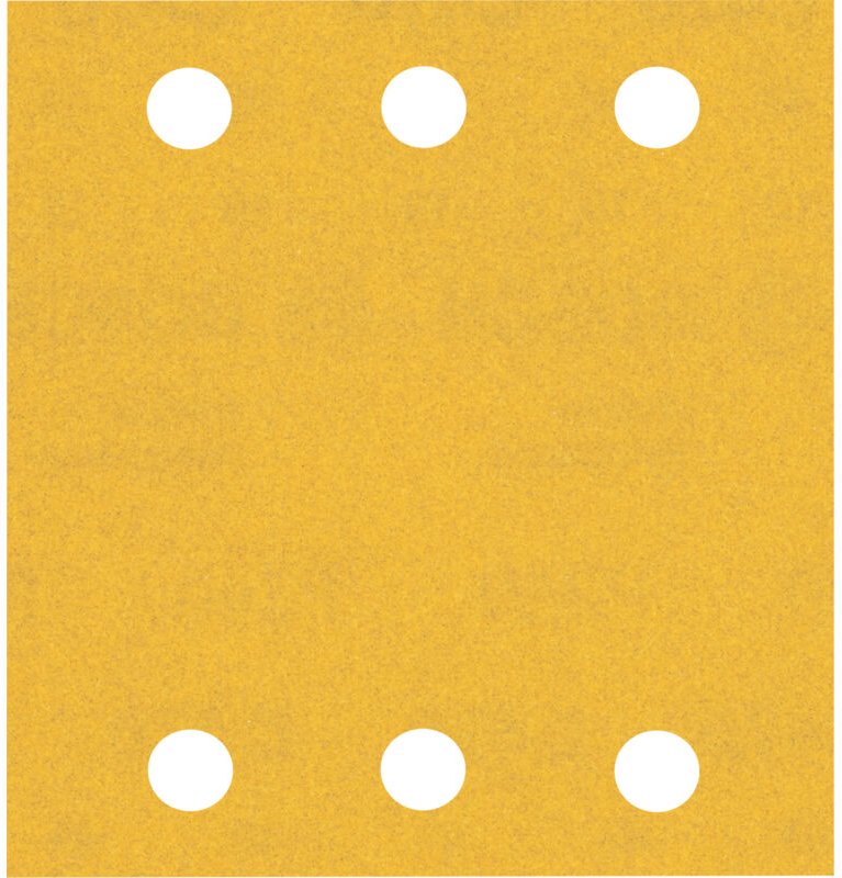 Bosch EXPERT C470 Schleifpapier mit 6 Löchern für Schwingschleifer, 115 x 107 mm, G 240, 10 Stück