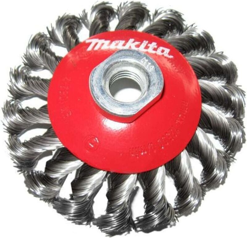Makita Zubehör - Stahldrahtkegelbürste, Durchmesser 100 mm P-04494