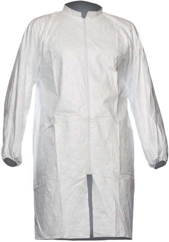 Gr .L (54/56) TYVEK® 500 LABORKITTEL weiß TYVEK 500 LABCOAT