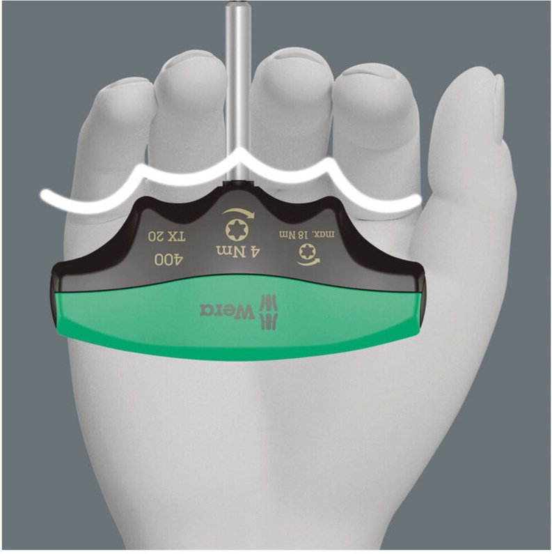 Drehmomentindikator mit T-Griff, T25x60mm 5Nm - Wera