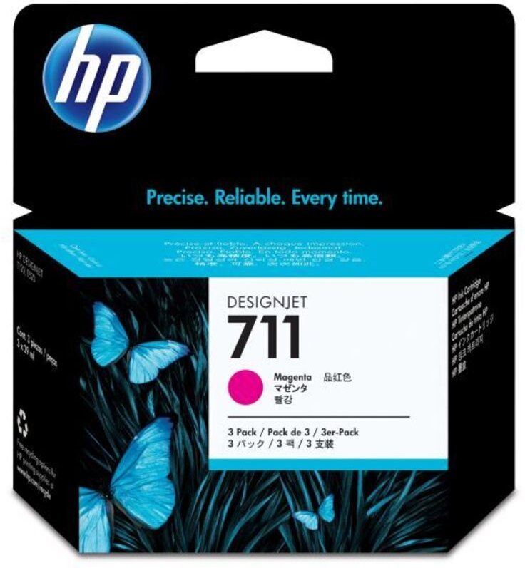 Hewlett Packard - hp Tinte magenta 29ml 3erPack No.711