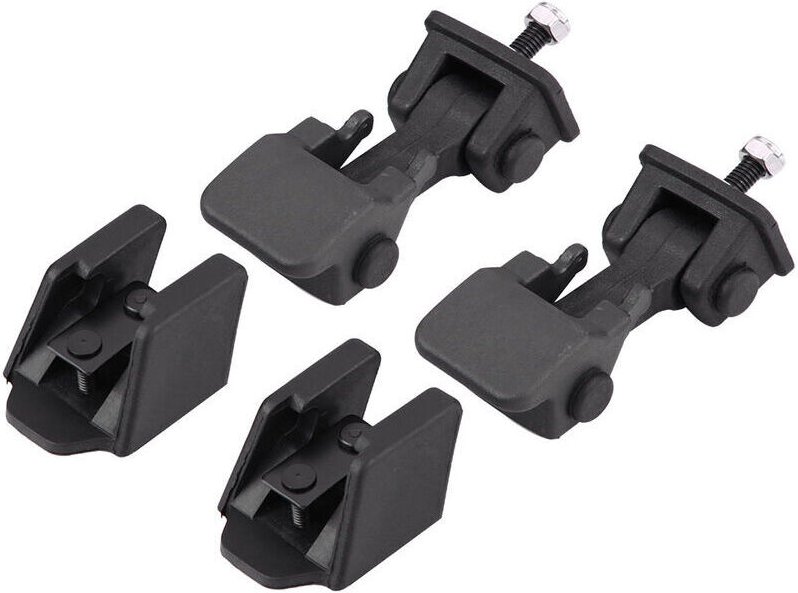 Paar Sicherheitsverriegelungen und Halterung für die Motorhaube des Jeep Wrangler TJ (Baujahre 1997–2006)