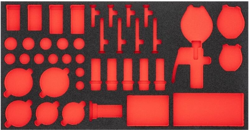 VIGOR Einlage, Leer, Erweiterung, L x B x H: 750 mm x 393 mm x 35 mm