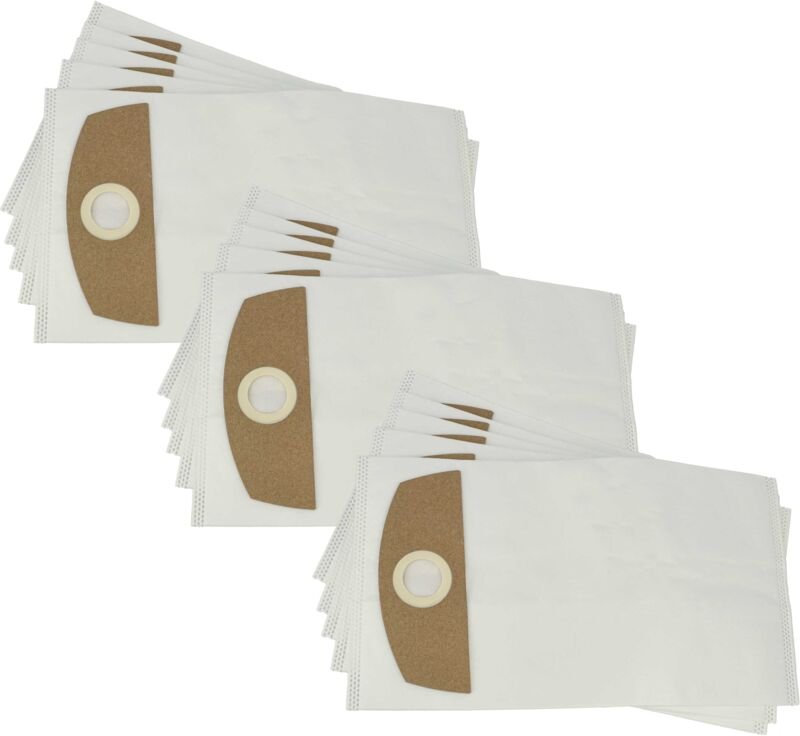 vhbw 15x Staubbeutel Ersatz für Metabo 4061792200883, 630164000 für Staubsauger - Mikrovlies, 36cm x 20cm Weiß