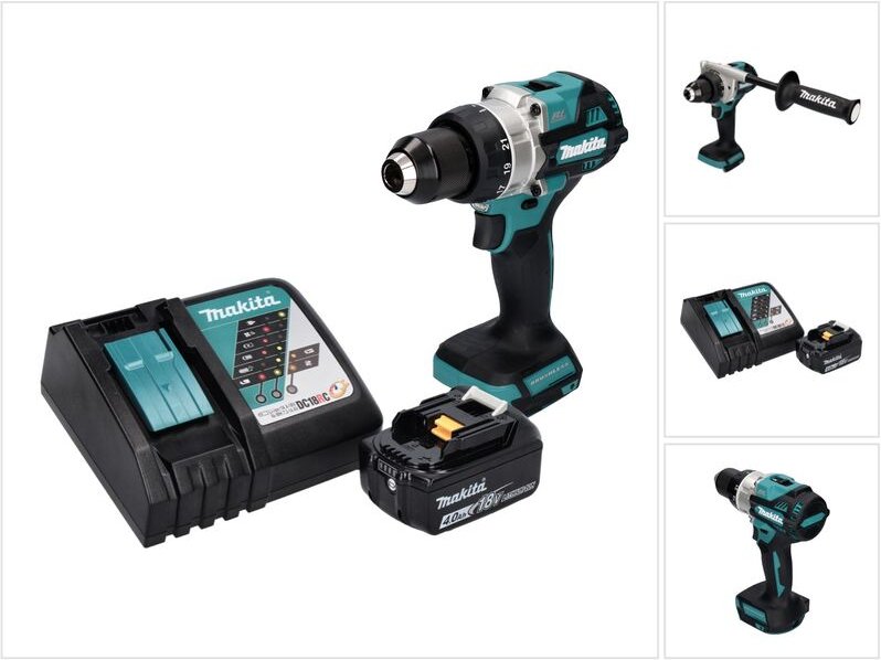 Ddf 486 RM1 Akku Bohrschrauber 18 v 130 Nm Brushless + 1x Akku 4,0 Ah + Ladegerät - Makita