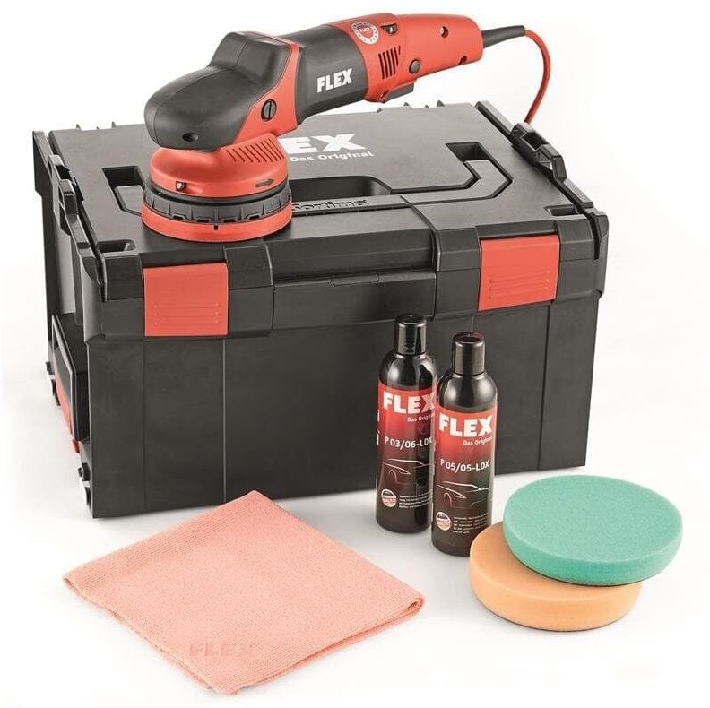 Flex - Exzenterpolierer m.Zwangsantrieb xce 10-8 125, Ausführung: 447269, P-Set/L-Boxx