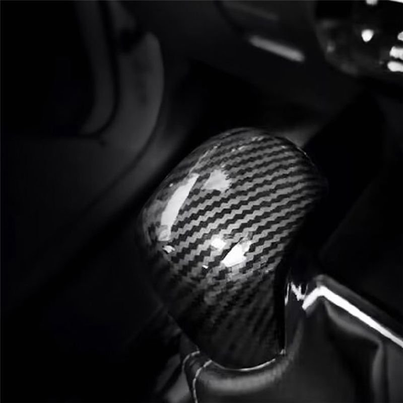 Für Yaris Ativ/Vios 2023 2024, Auto-Zentralsteuerung, Schaltknauf-Abdeckung, VerkleidungszubehöR, ABS-Kohlefaser