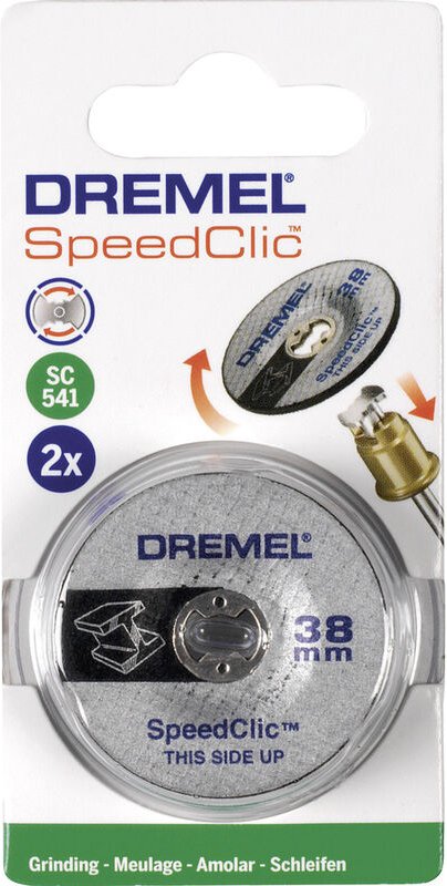 Ez SpeedClic Schleifscheibe ø 38,0 mm (2 Stück) - Dremel