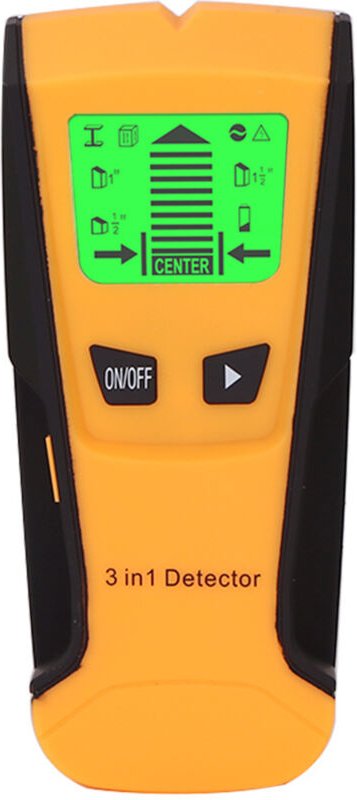 3-in-1 Balkensucher, Wandscanner, multifunktionaler Elektromaterialdetektor mit LCD-Bildschirm und akustischem Signal