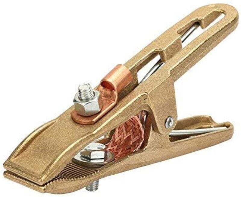 Erdungsklemme aus Messing, Schweißerdungsklemme zur Kabelerdung für Schweißmaschinen (500 A)