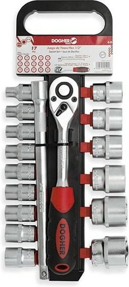 Set mit 17 Stk. Innensechskant 1/2 DOGHER 531-071