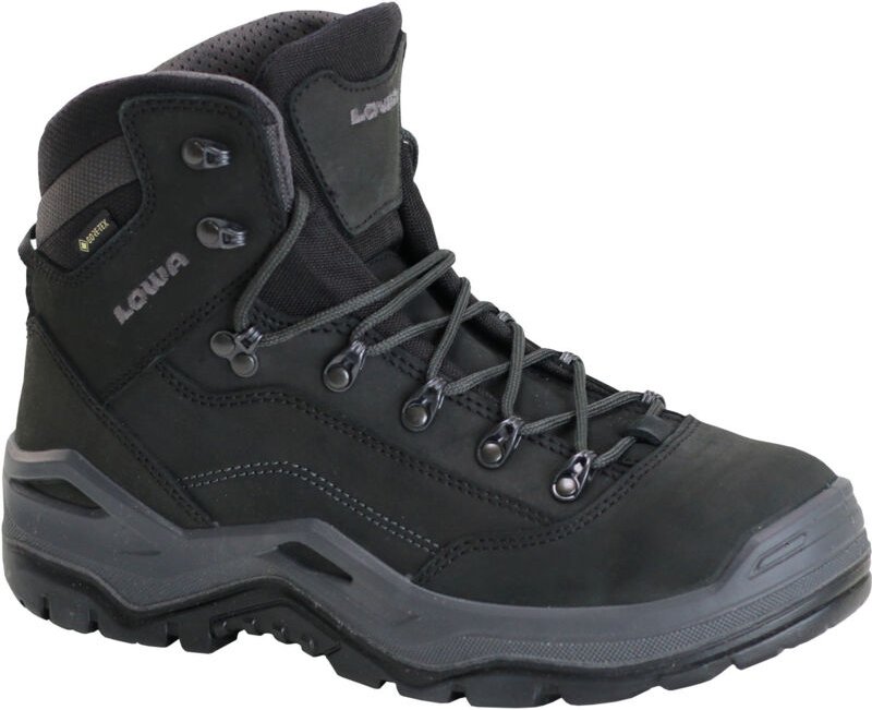FP - Sicherheitsstiefel Renegade Work gtx grey mid Gr.45 schwarz/schwarz Leder/Text.