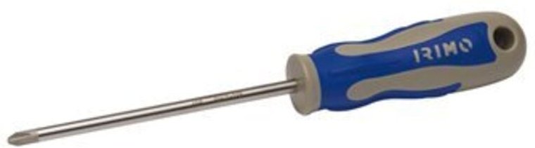 Irimo - PH-1 Maulschraubendreher, Griff aus Bimaterial, 5 x 100 mm, 409-1-100