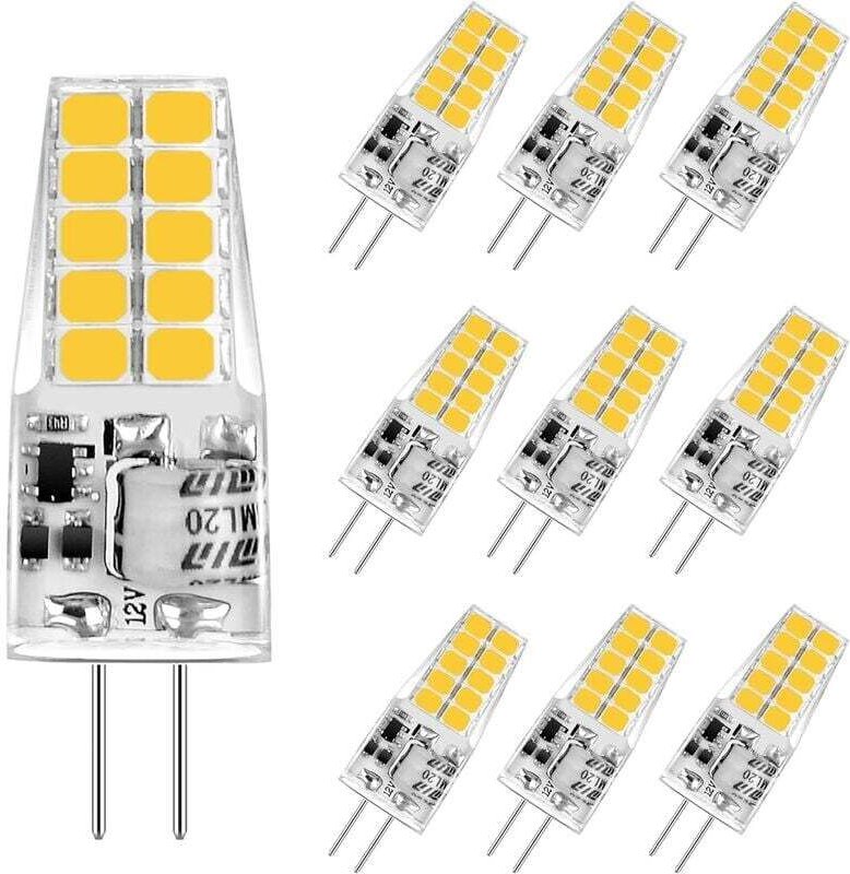 Universelle G4-LED-LED-Lampen-Patchperlen für Wechsel- und Gleichstrom, 20 Silikonperlen.