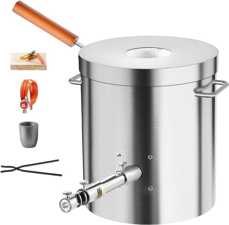 Propan-Schmelzofen-Set – 8 kg, Premium-Qualität für Metallrecycling und Gießen - Mophorn