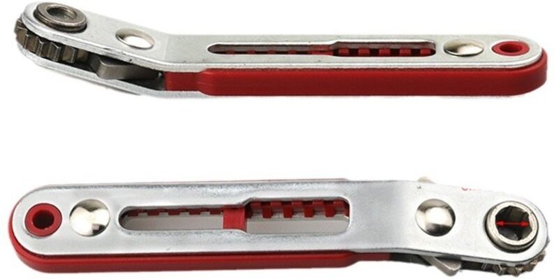 Stück Mini-Ratschenschlüssel, Flachkopf-Winkelkopf, umkehrbarer Ratschenschraubendreher, Schraubendreher, Ratschenschlüs...