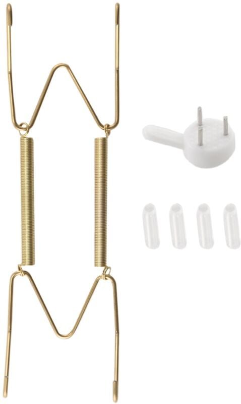 10er-Pack Telleraufhänger, 6-Zoll-Wandaufhänger und Haken, kompatibel mit 5 bis 7 dekorativen Tellern, antikes China, Te...