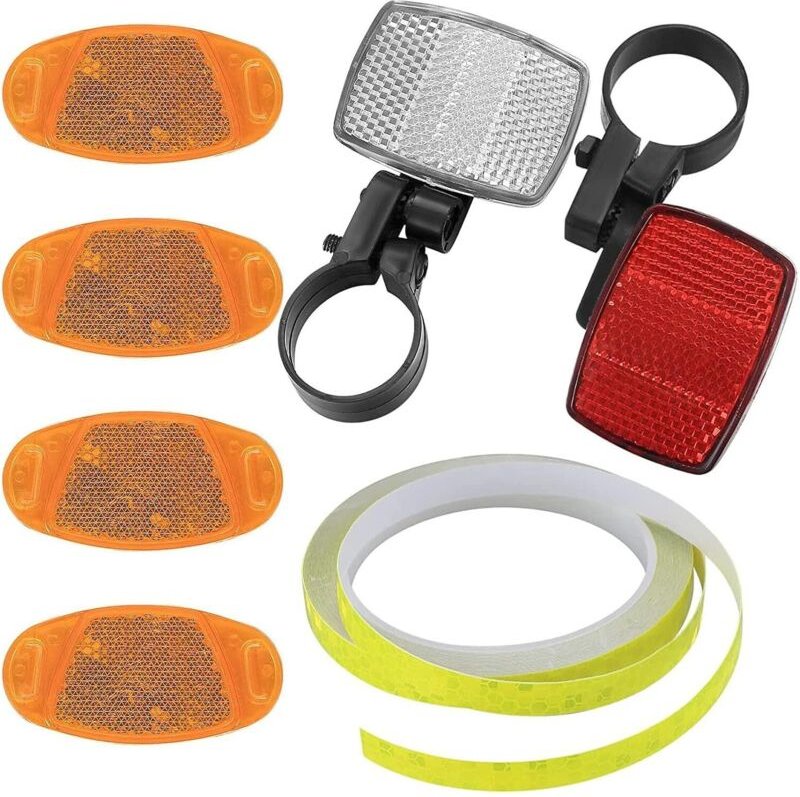 7er Set Speichenstrahler für Fahrräder – Hohe Sichtbarkeit Sicherheitsreflektoren für MTB, E-Bike, Rennrad