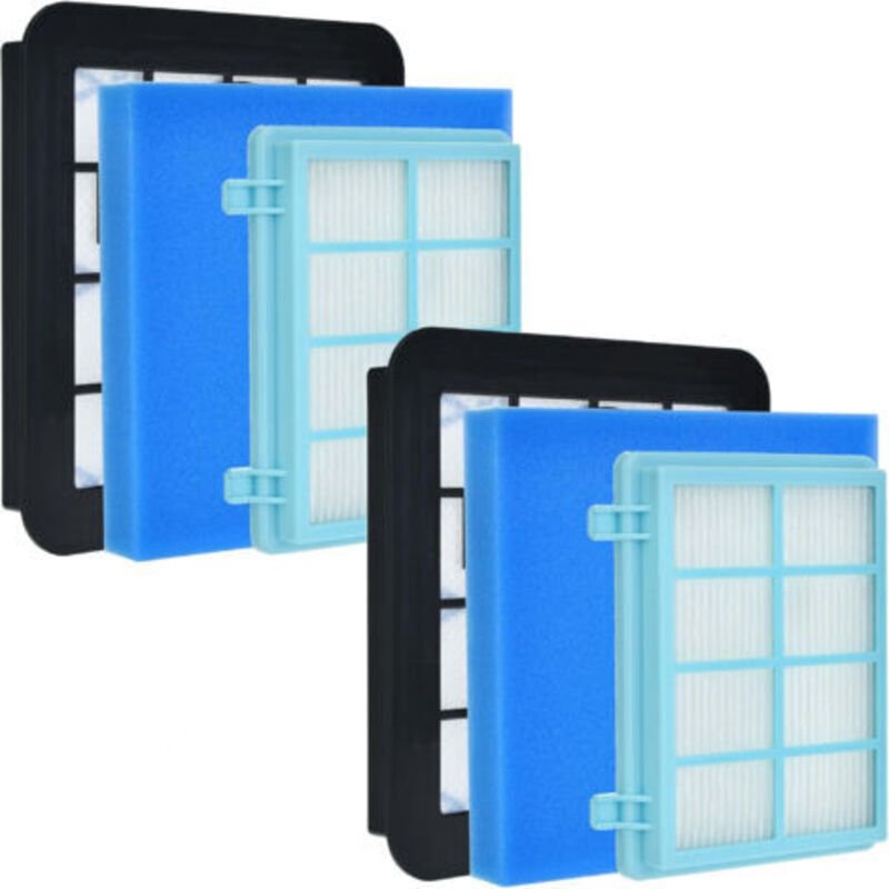 2-teiliges Ersatzfilterset für Philips FC9331, FC9332 und FC8010 – Waschbarer Schaumstoff-Motorfilter