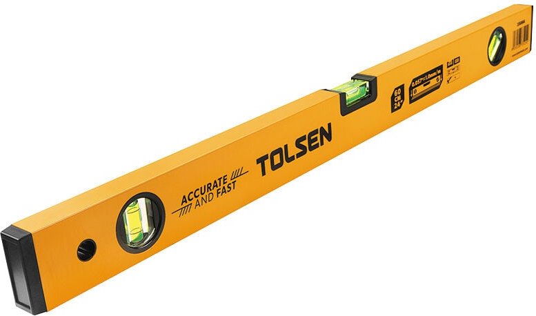 Wasserwaage 3 Blasen Aluminium 80cm (35067) TOLSEN - 100248