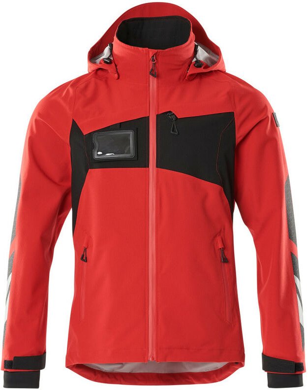 Thumbnail - Mascot - accelerate Hard Shell Jacke 18001-249- 20209 Gr. 2XL verkehrsrot/schwarz