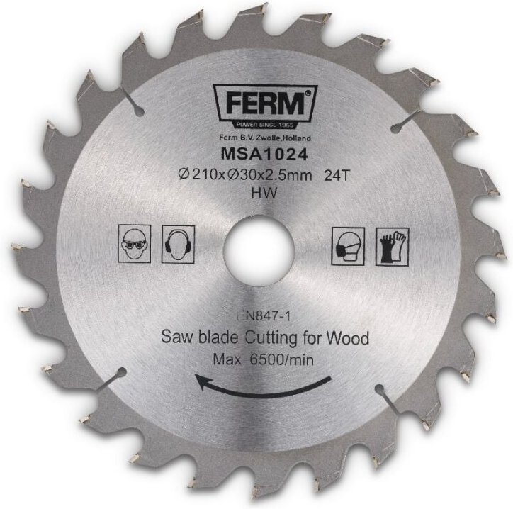 Sägeblatt 210x30/16/18 24Z TCT für MSM1035/1037, TSM1035