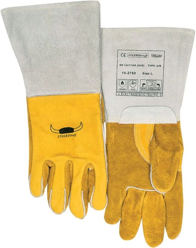 Schweißerhandschuh Nr. 10-2750, Gr. xl gelb (1 Paar) Weldas