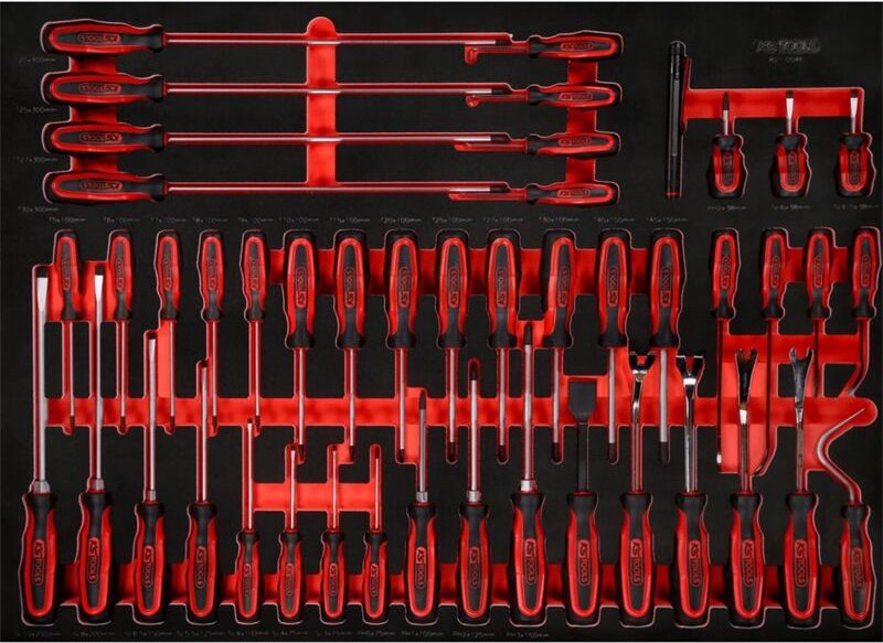 Ks tools Schraubendreher-Satz in Schaumstoffeinlage 46tlg. - 821.0046