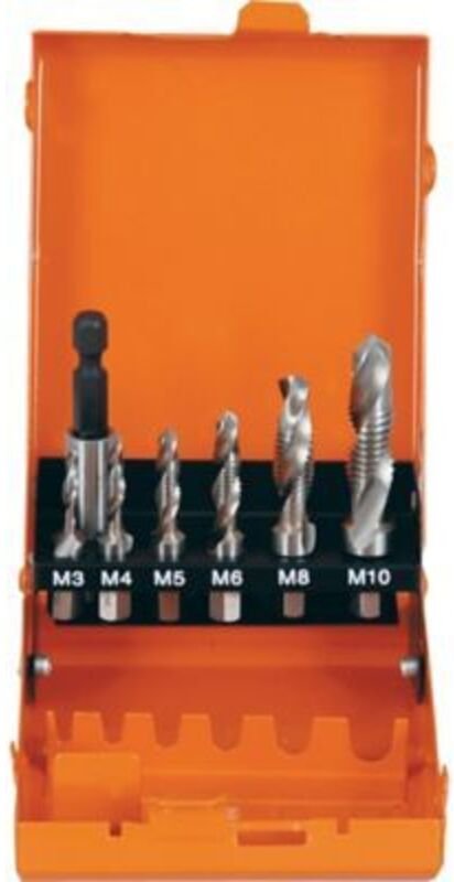 Projahn - Kombi Gewindebohrer Bit Satz hss-g 7-tlg. M3-M10