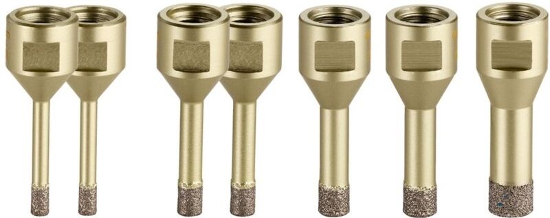 Metabo - Fliesen-Diamantbohrkronen-Set Dry, 7-tlg., m 14 (2 x ø 6, 2 x 8, 1x 10, 1x 12, 1x 14 mm)