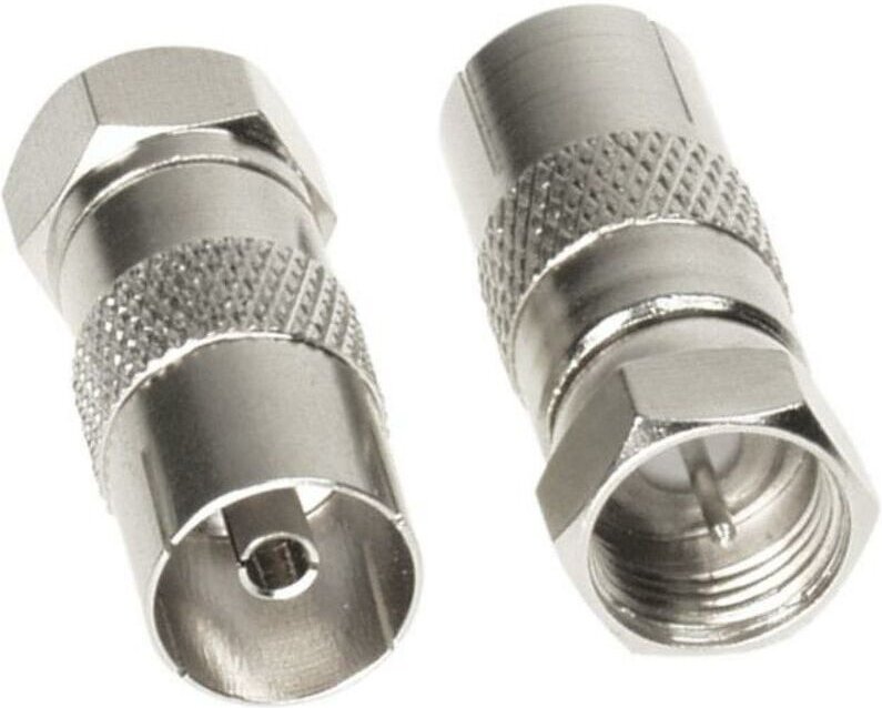 Antennenadapter F-Stecker auf Koaxial-Buchse - Ymyny