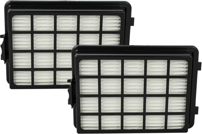 2x Staubsaugerfilter Ersatz für Samsung DJ97-01962A für Staubsauger - HEPA-Filter/Faltenfilter Schwarz Weiß - Vhbw
