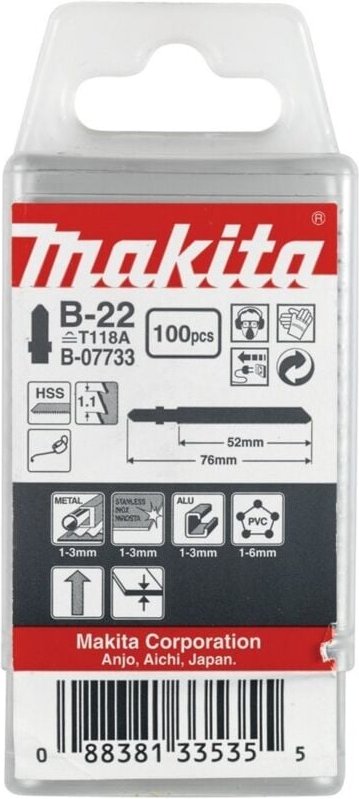 Stichsägeblatt B-22, 100 Stk. - Makita