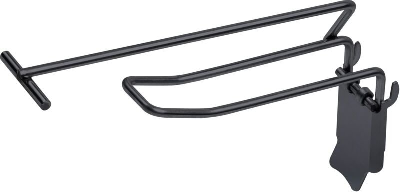 Doppelklapphaken, mit Etikettenträger, L120 mm