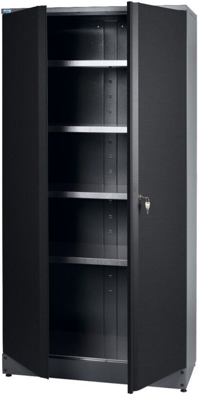 Küpper Hochschrank 70289, 204 x 53 x 91 cm, inkl. 4 Fachböden mit jeweils 75 kg Traglast